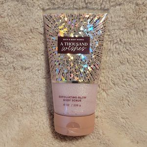 Bath & Body Works Exfoliating Glow Body Scrub 8 oz.  "A Thousand Wishes"